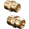 Oventrop Doppelnippel ''Ofix-Oil'' 1/4''AG mit Innenkonus x 1/4''AG 2080351