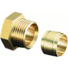 Oventrop Klemmringverschraubung ''Ofix-Oil''10mm 2-fach für Zweistrangfilter und ''Flexo-Block'' 2127052