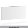 Kermi Heizkörper x-therm +e Plan horizontal Typ 21 H: 60 L: 60cm Aluminium Metallic, mit Stecker, 750 Watt P1E21060060M30664K