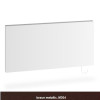 Kermi Heizkörper x-therm +e Plan horizontal Typ 21 H: 60 L: 80cm Braun Metallic, mit Stecker, 1000 Watt P1E21060080M30464K