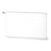 Kermi x2 Heizkörper Line-V Typ 22 H: 90,5 L: 70,5cm weiß - links PLV220900701L1K