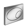 Schell WC-Betätigungsplatte Zweimengenspülung, ovale Betätigung, chrom 032630699