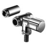 Schell Nebenanschluss-Ventil COMFORT, RV für Wandbatterien, Anschluss links, 3/4'', chrom 033440699
