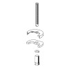 Schell Befestigungsset für Waschtisch-Armaturen XERIS mid 259920099