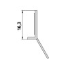 Kermi 2x Dichtleiste Länge: 500mm 2534805