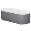 Bette BetteLux Oval-Badewanne L: 1800 B: 800 H: 450mm 3466-000TX