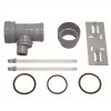 Vaillant T-Stück DN 100 für Abgasanschluss 60/100mm für flexible Abgasleitung DN 100, PP 0020016409