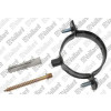 Vaillant Schelle Rohrbefestigung schwarz für Zubehör 303942 (DN 60 PP) # 0020018323