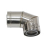 Vaillant Bogen 87 Grad, 80/125mm PP/Edelstahl für Fassadenverlegung konzentrisch 0020042756