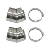 Vaillant Bogen 30 Grad, 80/125mm PP/Edelstahl für Fassadenverlegung konzentrisch 0020042758