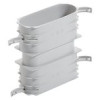 Vaillant Verbindungsmuffe Luftschlauch, flach 52 x 132mm mit Dichtungen 0020180839