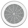 Vaillant Zu-/Abluftgitter Langloch Edelstahl, rund, 125mm 0020197694