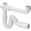 Viega Ablaufverbindung 79485.20 in G1 1/2 x 50mm x 90-310mm weiß 107147