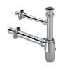 Viega Flaschengeruchverschluss 5753.02 in G1 1/4x G1 1/4 x 240mm verchromt 125455