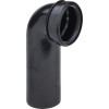 Viega WC Anschlussbogen 3816 in DN90 x 100mm Kunststoff schwarz 296032
