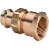 Viega Sanpress Verschraubung mit SC-Contur 2262 flachdichtend in 18mmxRp3/4Siliziumbronze 314910