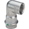Viega Sanpress Inox Winkel 90 Grad mit SC-Contur 2314.2 in 42mm x Rp1 1/2 Edelstahl 437060