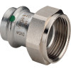 Viega Sanpress Inox Verschraubung mit SC-Contur 2363 in 28mm x G1 Edelstahl 437633