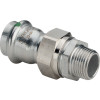 Viega Sanpress Inox Verschraubung mit SC-Contur 2365 in 22mm x R1/2 Edelstahl 438296