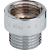 Viega Hahnverlängerung Rotguss 3526 in G3/4 x 100mm verchromt 447366
