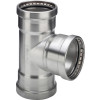 Viega T-Stück mit SC Sanpress Inox XL 2318XL in 64,0x22x64,0mm Edelstahl 578077