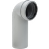 Viega WC Anschlussbogen 90 Grad 3816.3 in DN90 Kunststoff grau 683726