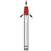 Viessmann Überdach-Verlängerung D=60/100 0,5m rot 7311368