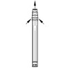Viessmann Überdach-Verlängerung D=60/100 1m schwarz 7311369