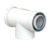 Viessmann AZ-Revisions-T-Stück kurz D= 80/125 mm aus PPs ZK04464
