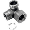 Wolf Winkel 3/4'' Flx3/4''AGx3/4''AG für Systemtrennung 2070415