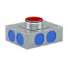 Kermi x-well Verteiler VMR1, rund NW125, 8-fach Y2202000020K