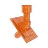 Kermi x-well Universal-Dachpfanne NW125 mit Dachhaube, naturrot Y2402125008K