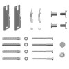 Kermi Wandkonsolen-Set kurz Verteo für Typ 10, Wandabstand 60mm, weiß ZB02680002
