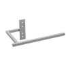 Kermi Handtuchbügel kurz RAL 9005 Abmessungen: 240mm, Tiefschwarz ZC01160006