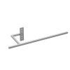 Kermi Handtuchbügel lang RAL 9005 Abmessungen: 440mm, Tiefschwarz ZC01160009
