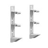 Zehnder HDC35 Wandkonsole, für Charleston H 320 bis 519mm, 2 Stück, weiß RAL 9016 766131
