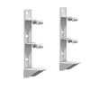 Zehnder HDC35 Wandkonsole, für Charleston H 320 bis 519mm, 4 Stück, weiß RAL 9016 766171