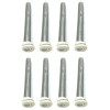 Zehnder Set BKE, 8x BKE 160mm verzinkt, Kunststoff weiß 766832