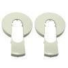 Zehnder Rosetten 14mm 45mm, Rohrdurchmesser 14mm, weiß 816271