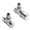 Zehnder Ventilkörper Set B Eckform weiß mit M30x1,5 Gewindeanschluss für Thermostatkopf 838891