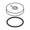 Ideal Standard Rosette mit O-Ring, für Auslauf Simply U, chrom A962265AA