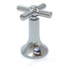 Hansgrohe Kreuzgriff Warmwasser, chrom 37292000