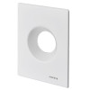 Oventrop Abdeckplatte für ''Unibox'' Einzelraumregelung, Bautiefe 110mm, weiß 1022691