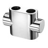 Oventrop Design Abdeckung für ''Multiblock T'', Durchgangsform, verchromt 1184097