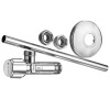 Schell Eckventil-Set COMFORT, Kupferrohr 2xVerschraubung, ASAG, KIWA, 3/8'' chrom 050200699