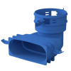 Kermi x-well Adapter NW 75(Muffe)-132x52 (Muffe), 90Grad Y2203075003K