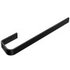 Kermi Handtuchhalter Länge 600mm schwarz (RAL 9005 MT), lackiert ZC01410005