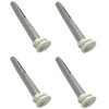Zehnder Set BKE, 4x BKE 160mm verzinkt, Kunststoff weiß 766432