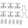 Zehnder Befestigungs-Set CVD, 6x CVD 0+BH weiß weiß RAL 9016, für Charleston-Radiatoren 774601