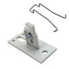Zehnder Wandkonsole AK 1 mit Schalldämmteil L:40-55 weiß RAL 9016 796011